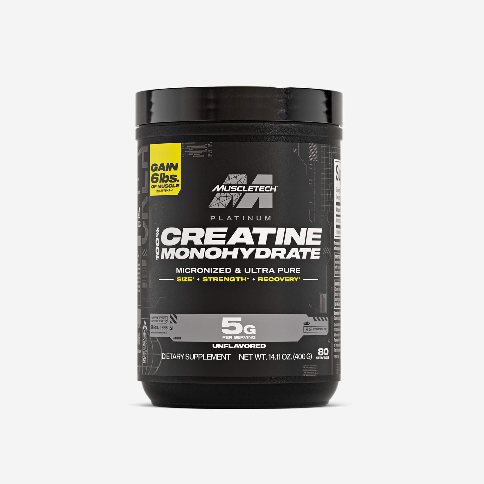 MUSCLETECH CREATINE - 400g Unflavored