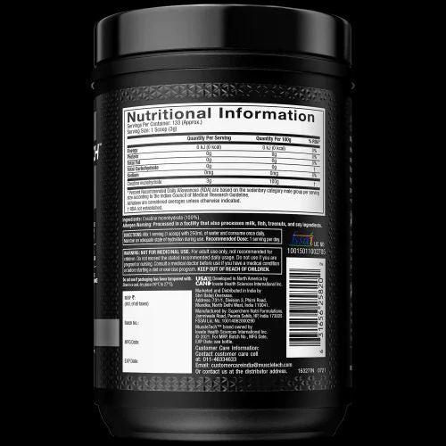 MUSCLETECH CREATINE - 400g Unflavored