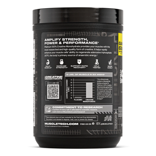 MUSCLETECH CREATINE - 400g Unflavored