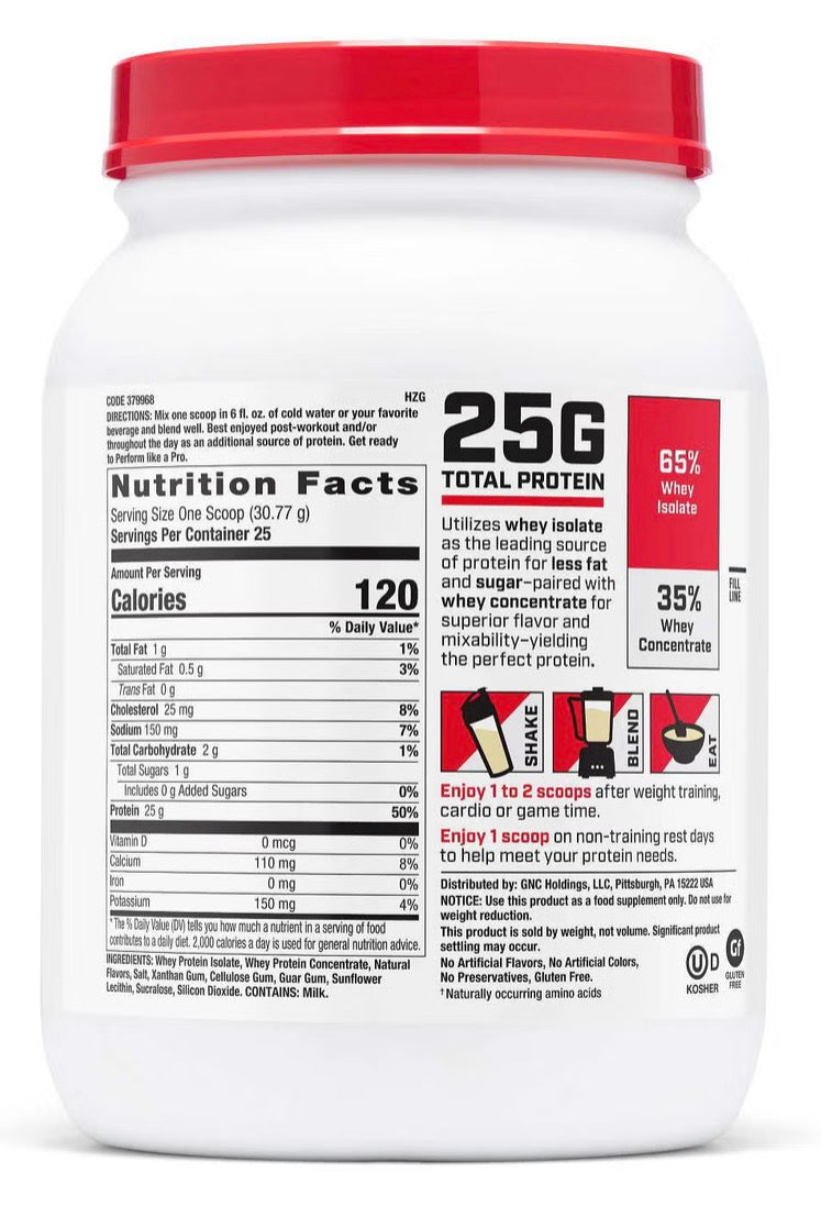 PRO 100% WHEY PROTEIN (25 servings
