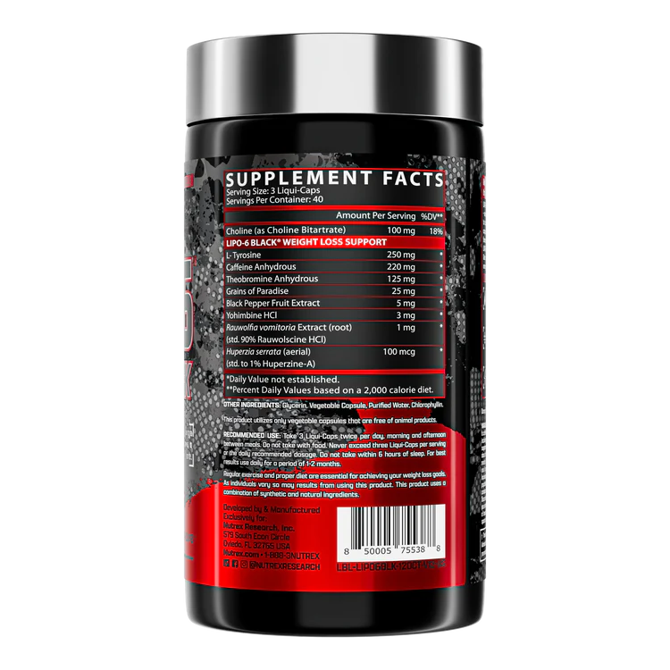NUTREX LIPO6 (Fat loss) 60 capsules