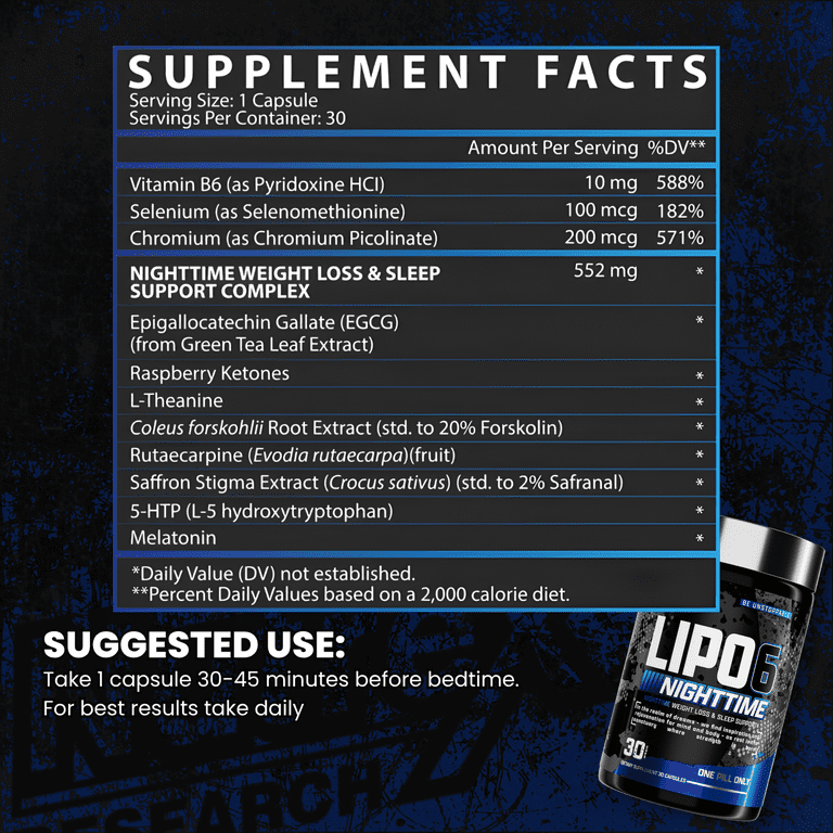 NUTREX LIPO6 WEIGH LOSS ( 30 capsules)